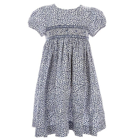 Wholesale π Edgehill Collection Little π§ Girls 2T-6X Floral Smocked π Dress Blue β€οΈ 1 Wholesale π Edgehill Collection Little π§ Girls 2T-6X Floral Smocked π Dress Blue β€οΈ