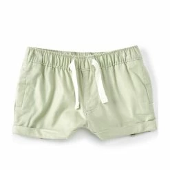 Promo 🛒 Edgehill Collection Baby Boys 3-24 Months Rolled Hem Pull On Short Yellow ✔️