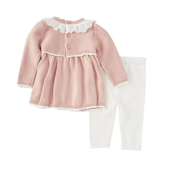 Top 10 ๐ฅ Edgehill Collection Baby Girl Newborn-24 Months Mauve Sweater Knit Bottom Set โค๏ธ 2 Top 10 ๐ฅ Edgehill Collection Baby Girl Newborn-24 Months Mauve Sweater Knit Bottom Set โค๏ธ - Image 2
