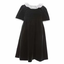 Outlet 💯 Edgehill Collection Little 👧 Girls 2T-6X Velvet 👗 Dress With Lace Green 🎉 -Edgehill Collection Store unnamed file 80