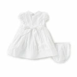 Budget ❤️ Edgehill Collection Baby 👧 Girls Newborn-24 Months Peter-Pan Collar Solid A-Line 👗 Dress Pink 😀 -Edgehill Collection Store unnamed file 89