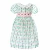 Buy 😍 Pearly Gates X Edgehill Collection Girl Toddler 2T-6X 🎄 Christmas Tree Print 👗 Dress Green 👏